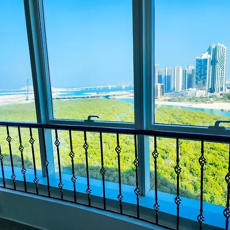 Harf4606 Huge Water Front 1Br Apt With 2 Sofa Beds In Alreem Island Abu Dhabi Exterior photo
