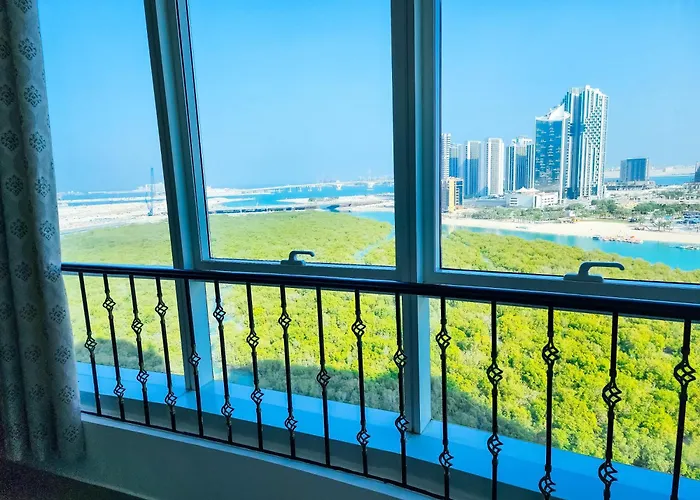 Harf4606 Huge Water Front 1Br Apt With 2 Sofa Beds In Alreem Island