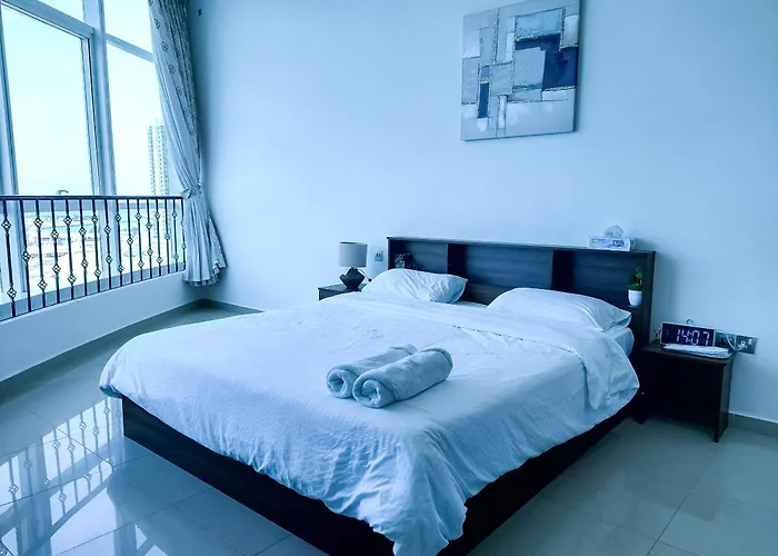 Harf4606 Huge Water Front 1Br Apt With 2 Sofa Beds In Alreem Island