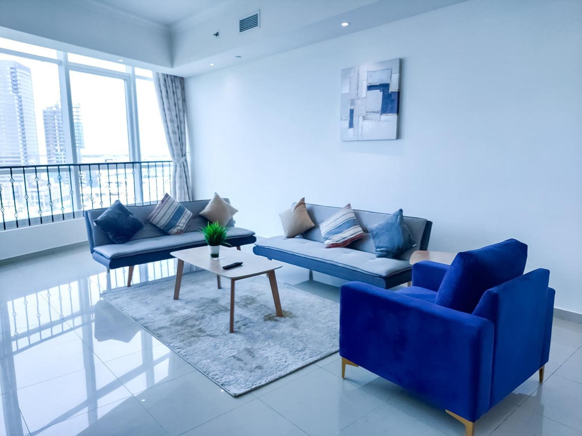 Apartment Harf4606 Huge Water Front 1br With 2 Sofa Beds In Alreem Island *